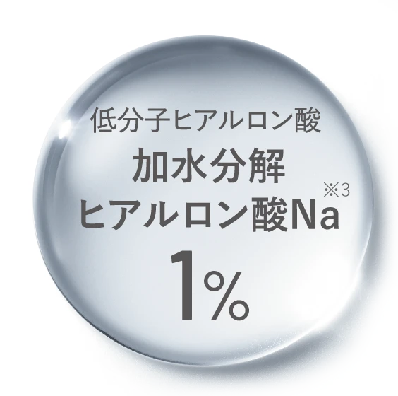 低分子ヒアルロン酸 加水分解ヒアルロン酸Na1%